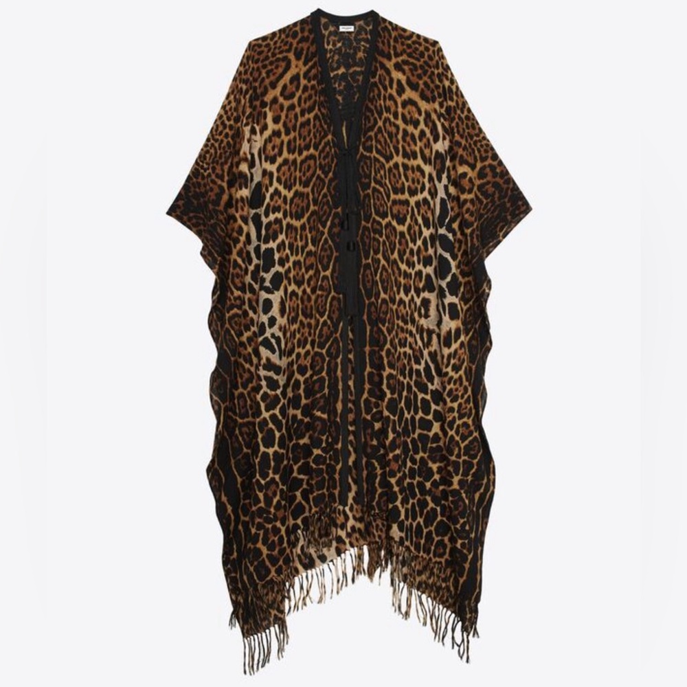 Authentic YSL animal print Cape